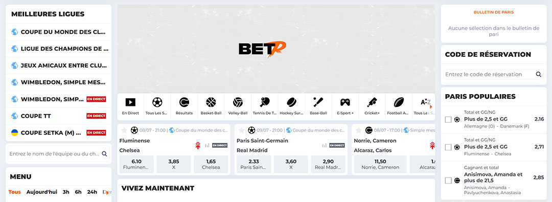 paris sportifs betriot casino en ligne